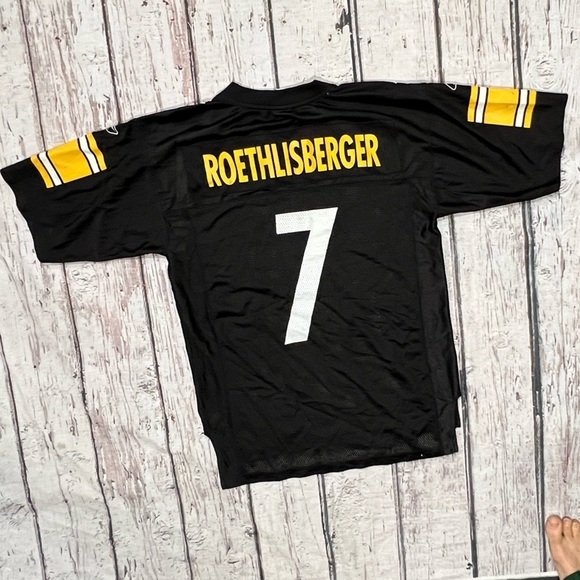Ben Roethlisberger Pittsburgh Steelers Reebok NFL Football Sports Jersey - Picture 2 of 8